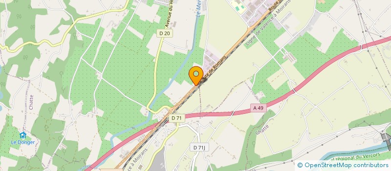 localisation de l'entreprise MONSIEUR JEAN GERIN  CHATTE