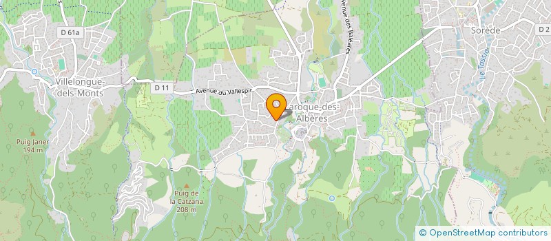 localisation de l'entreprise MONSIEUR JEAN GERMA  LAROQUE-DES-ALBERES