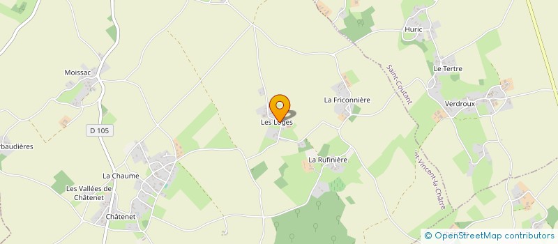 localisation de l'entreprise MONSIEUR JEAN GERMAIN  SAINT-VINCENT-LA-CHATRE