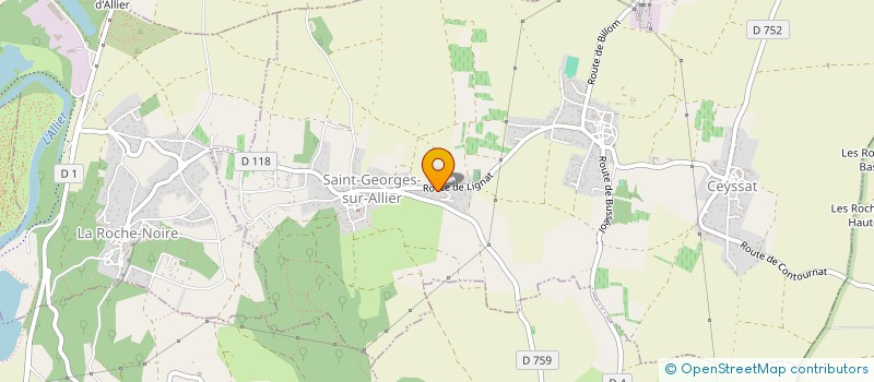 localisation de l'entreprise MONSIEUR JEAN GERMAIN à SAINT-GEORGES-SUR-ALLIER