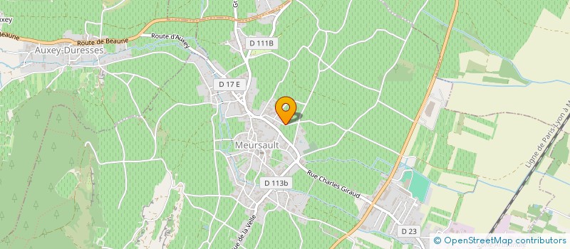 localisation de l'entreprise MONSIEUR JEAN GERMAIN  MEURSAULT