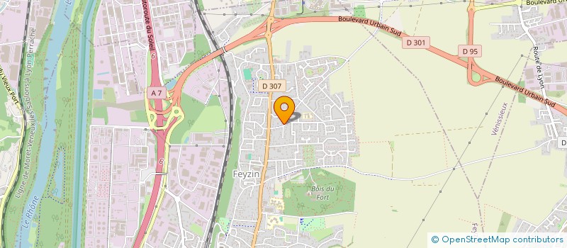 localisation de l'entreprise MONSIEUR JEAN GERMAIN  FEYZIN