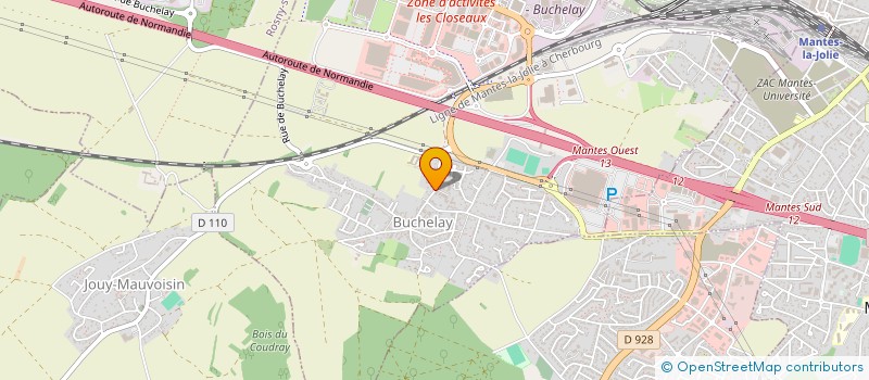 localisation de l'entreprise MONSIEUR JEAN GERY à BUCHELAY