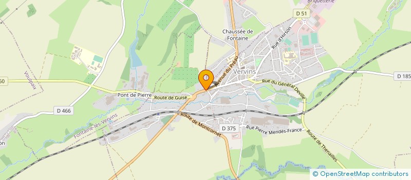 localisation de l'entreprise MONSIEUR JEAN GHIELMI à VERVINS