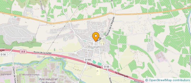 localisation de l'entreprise MONSIEUR JEAN GHIVALLA  ROUSSET