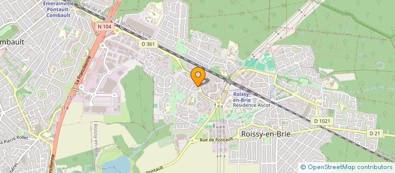 localisation de l'entreprise MONSIEUR JEAN GIACCONE à ROISSY-EN-BRIE