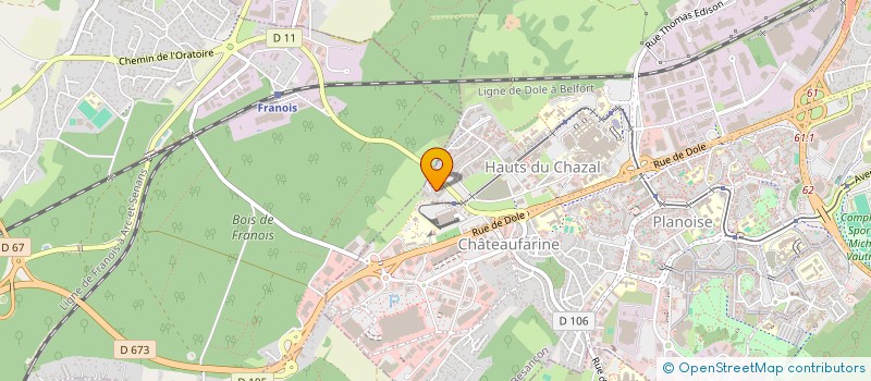 localisation de l'entreprise MONSIEUR JEAN GIAMMATTEO  BESANCON