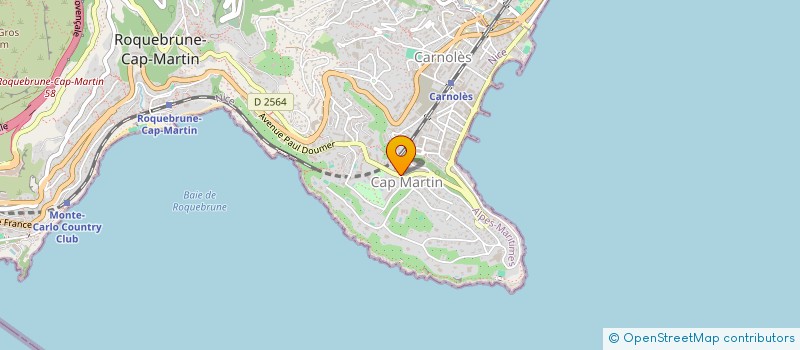 localisation de l'entreprise MONSIEUR JEAN GIBLIN à ROQUEBRUNE-CAP-MARTIN