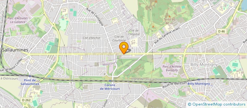 localisation de l'entreprise MONSIEUR JEAN GIERLOTKA  FOUQUIERES-LES-LENS