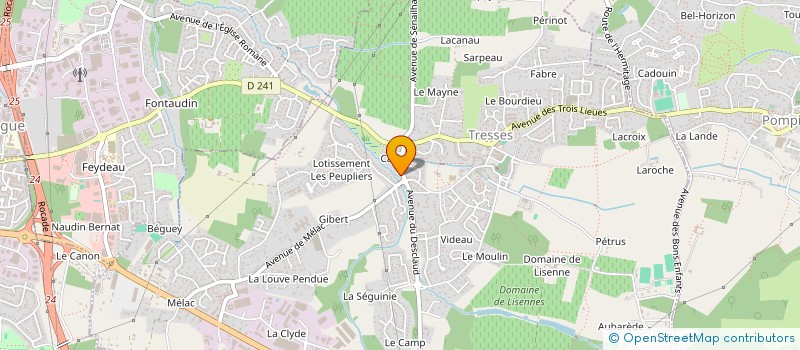 localisation de l'entreprise MONSIEUR JEAN GIL  TRESSES