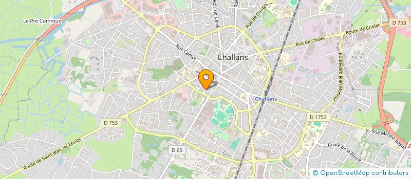 localisation de l'entreprise MONSIEUR JEAN-GIL RAYNARD à CHALLANS