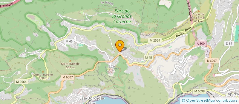 localisation de l'entreprise MONSIEUR JEAN GILARDI  EZE