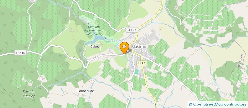 localisation de l'entreprise MONSIEUR JEAN-GILBERT VIROL  BLASIMON