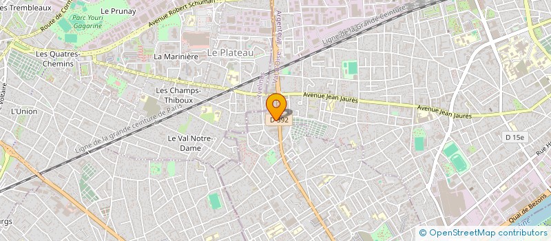 localisation de l'entreprise MONSIEUR JEAN-GILBERT YUOT à BEZONS