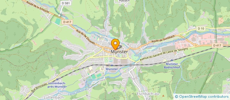 localisation de l'entreprise MONSIEUR JEAN GILG  MUNSTER