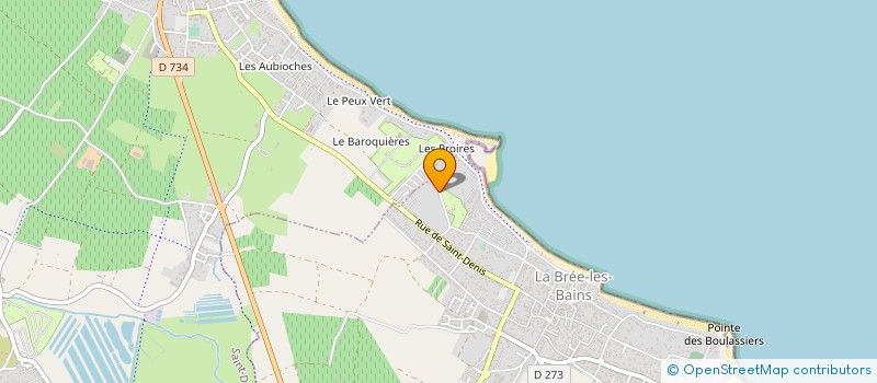 localisation de l'entreprise MONSIEUR JEAN GILLARD à LA BREE-LES-BAINS