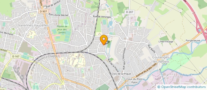 localisation de l'entreprise MONSIEUR JEAN GILLARDIN à COULANGES-LES-NEVERS
