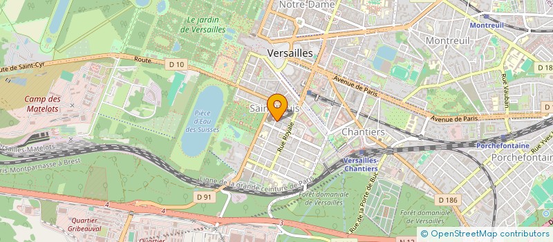 localisation de l'entreprise MONSIEUR JEAN-GILLES CHOMET à VERSAILLES