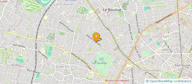 localisation de l'entreprise MONSIEUR JEAN-GILLES PANETIER  BORDEAUX