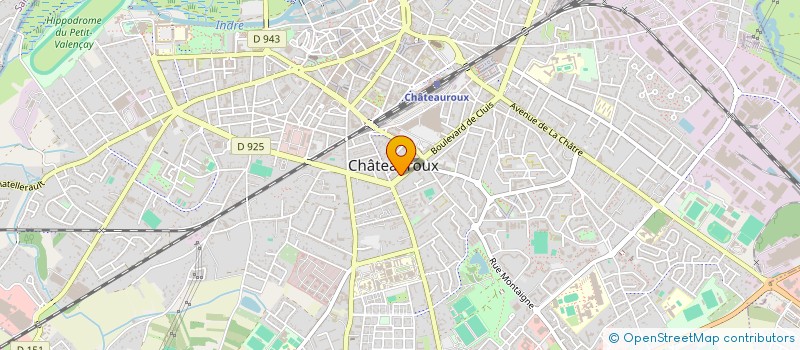 localisation de l'entreprise MONSIEUR JEAN GILLET à CHATEAUROUX