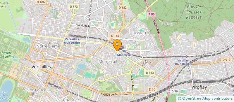 localisation de l'entreprise MONSIEUR JEAN GILLET à VERSAILLES