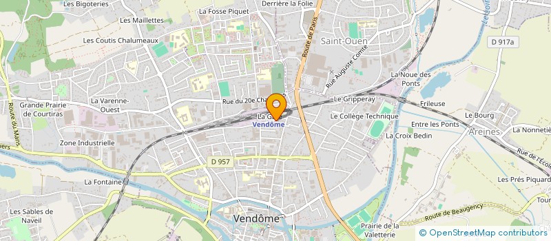 localisation de l'entreprise MONSIEUR JEAN GILLOT à VENDOME