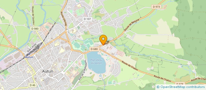 localisation de l'entreprise MONSIEUR JEAN GILLOT  AUTUN