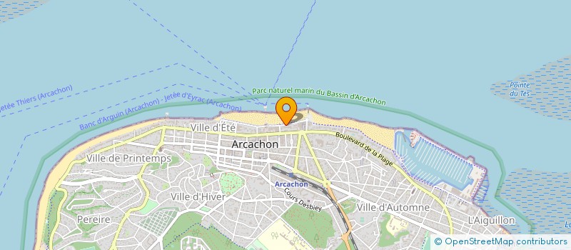 localisation de l'entreprise MONSIEUR JEAN GIMENEZ à ARCACHON