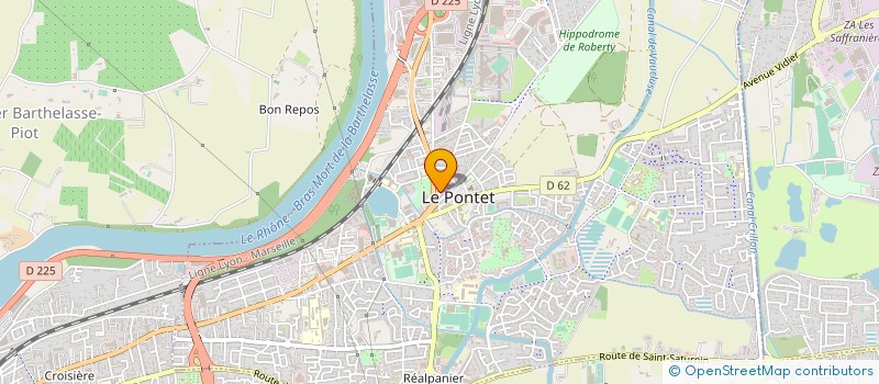 localisation de l'entreprise MONSIEUR JEAN GIMENEZ  LE PONTET