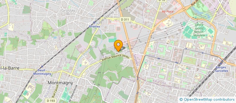 localisation de l'entreprise MONSIEUR JEAN GIMENEZ  GROSLAY