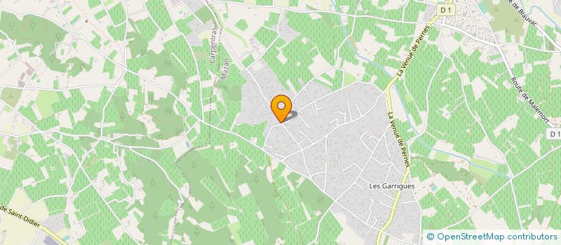 localisation de l'entreprise MONSIEUR JEAN GINART  MAZAN