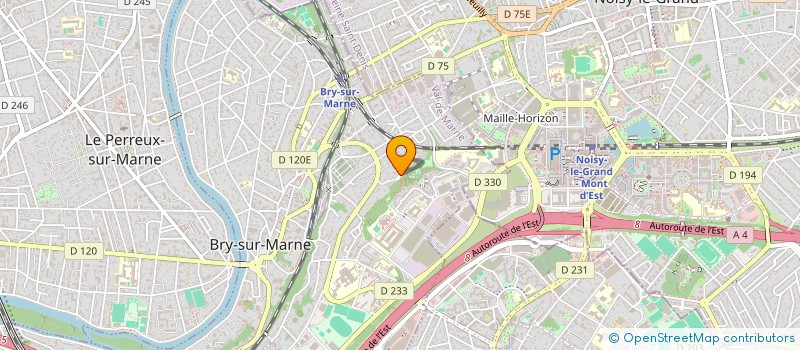 localisation de l'entreprise MONSIEUR JEAN GINDRE  BRY SUR MARNE