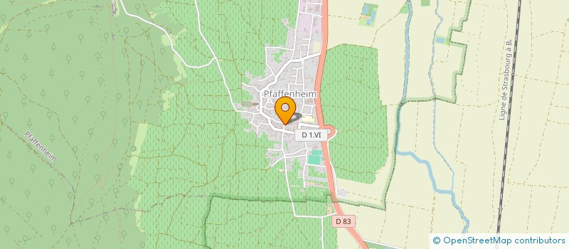 localisation de l'entreprise MONSIEUR JEAN GINGLINGER  PFAFFENHEIM