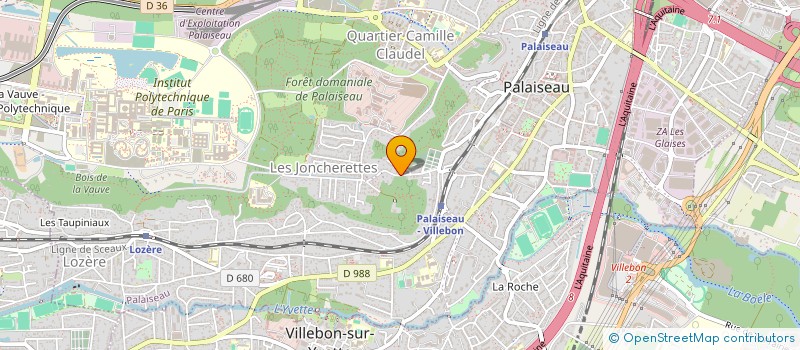 localisation de l'entreprise MONSIEUR JEAN GINOLIN  PALAISEAU