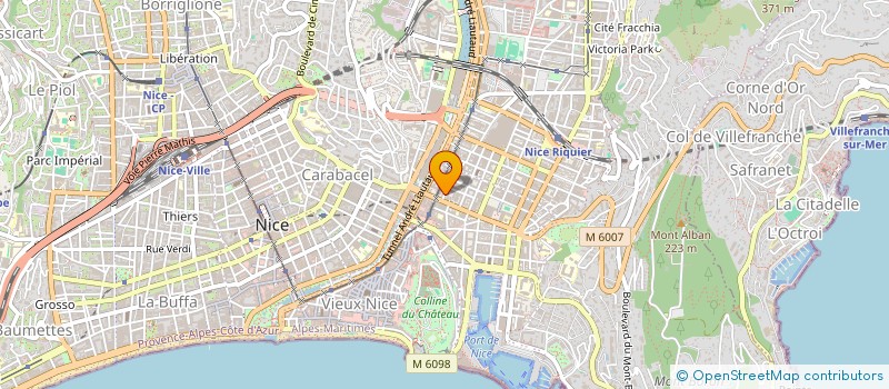 localisation de l'entreprise MONSIEUR JEAN GIORDANA à NICE