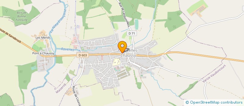 localisation de l'entreprise MONSIEUR JEAN GIORDANI à COURCELLES-CHAUSSY