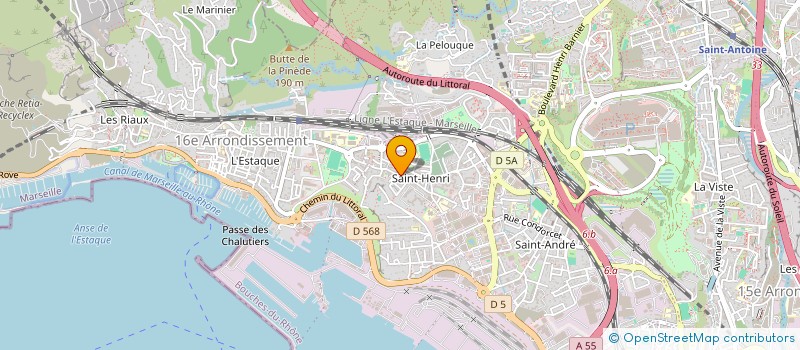 localisation de l'entreprise MONSIEUR JEAN GIOVALE à MARSEILLE