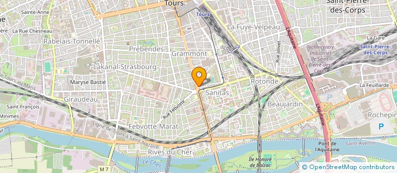 localisation de l'entreprise MONSIEUR JEAN GIRARD  TOURS