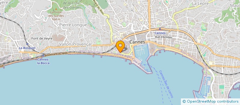 localisation de l'entreprise MONSIEUR JEAN GIRARD à CANNES
