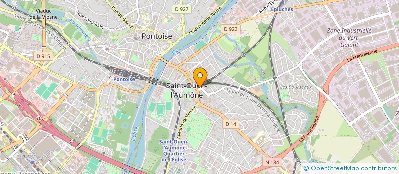 localisation de l'entreprise MONSIEUR JEAN GIRARD à SAINT-OUEN-L'AUMONE