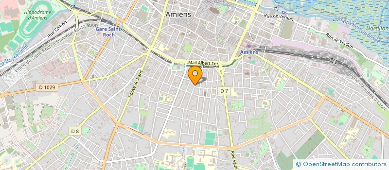 localisation de l'entreprise MONSIEUR JEAN GIRARD  AMIENS