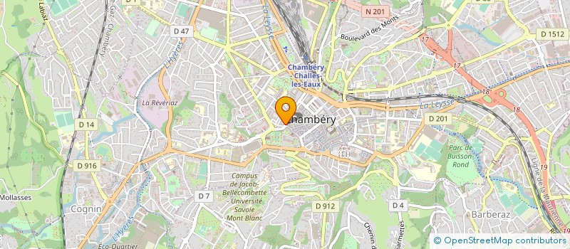 localisation de l'entreprise MONSIEUR JEAN GIRARD-MADOUX à CHAMBERY