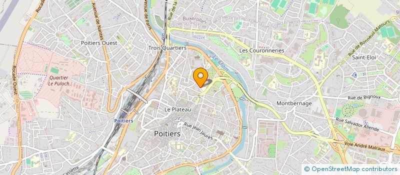 localisation de l'entreprise MONSIEUR JEAN GIRAUD à POITIERS
