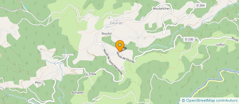 localisation de l'entreprise MONSIEUR JEAN GIRAUD  SAINT-JULIEN-DU-GUA