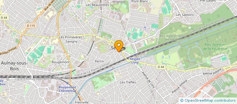 localisation de l'entreprise MONSIEUR JEAN GIRAUD à SEVRAN