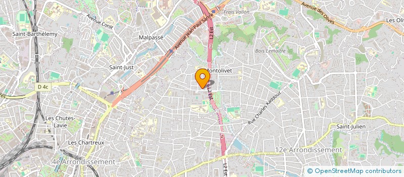 localisation de l'entreprise MONSIEUR JEAN GIRAUD  MARSEILLE