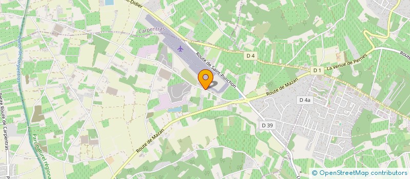 localisation de l'entreprise MONSIEUR JEAN GIRAUD  PERNES LES FONTAINES