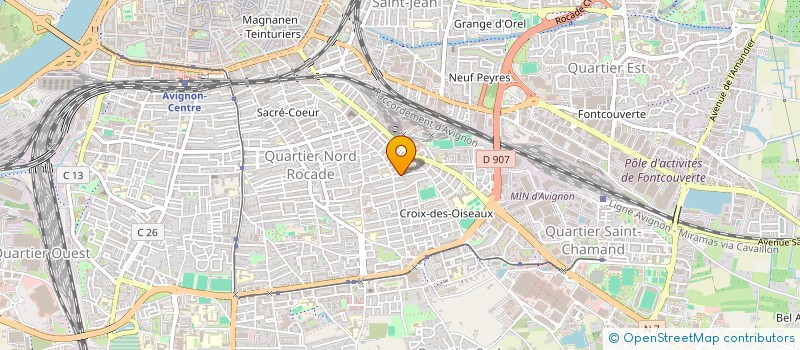 localisation de l'entreprise MONSIEUR JEAN GIRAUDIN  AVIGNON