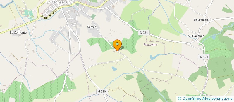 localisation de l'entreprise MONSIEUR JEAN GIRESSE  MONSEGUR