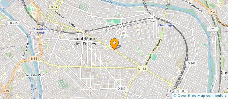 localisation de l'entreprise MONSIEUR JEAN GIRIN  SAINT-MAUR-DES-FOSSES